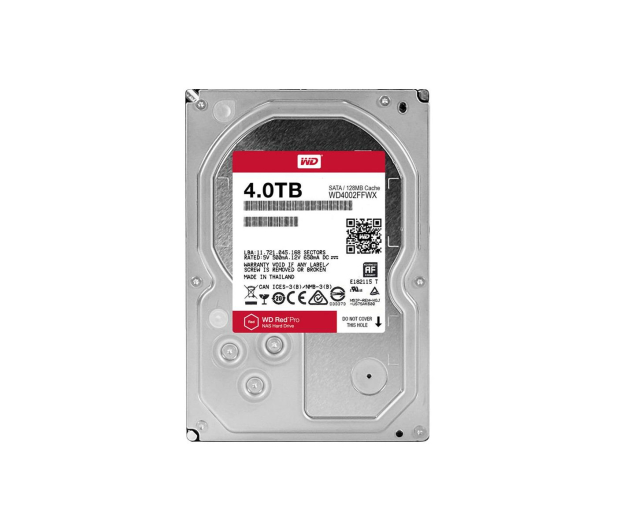 WD 4TB 7200obr. 128MB RED PRO - 306510 - zdjęcie